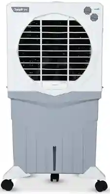 Symphony Jumbo 75 XL+ Desert Air Cooler for Home with Honeycomb Pads, Powerful Fan, and Cool Flow Dispenser (75L, White)